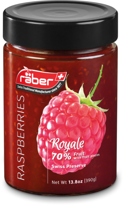 Raber Raspberry Preserves 70% Fruit